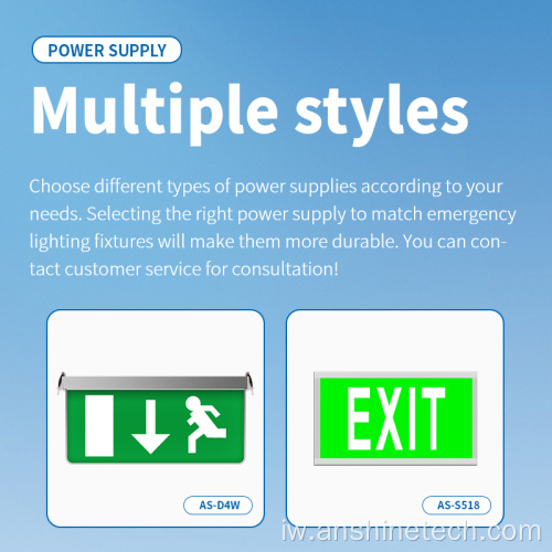 נורת יציאת חירום LED